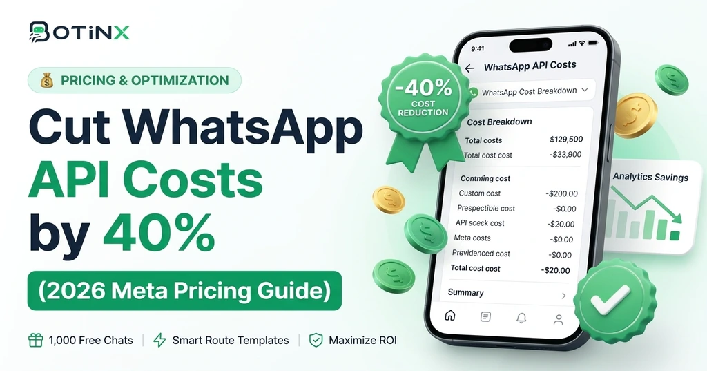 WhatsApp Business API Meta Pricing 2026: Complete Guide to Cut Message Costs by 40%